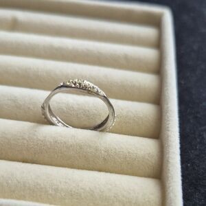 Tocara Sterling Silver Women's Ring Enhanced with DiAmi Stones (J79)